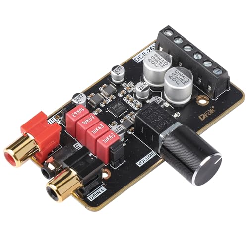 DROK 12V Amplifier Board, 15W+15W 2.0 Dual Channel Audio Amplifier Board PAM8620 DC 8-26V 24V Digital Stereo Amp Module Class D Mini Power Amplify Circuit for Sound System Speaker DIY - size: 15W+15W