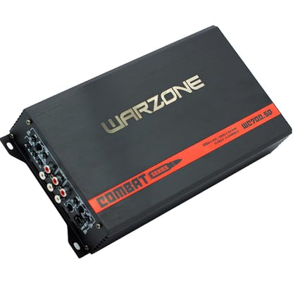 Warzone Series Car Amplifiers - True RMS Power Class D Amps, 1/2/4 Ohm Stable, Multi-Channel and Monoblock Options, Remote Sub Control (700W / 5 Channels) - size: 700 watt 5 Channels