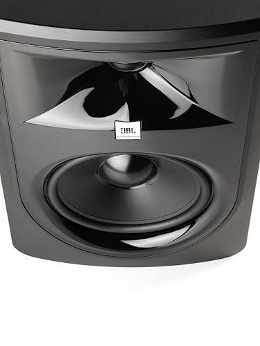 JBL Professional 306P MkII 6-Inch 2-Way Powered, Active Monitor Speaker for Near Field Music Production, Studio Monitor, Desktop Computer, Hi-Fi Audio. Sold individually, Black - style: 306P single