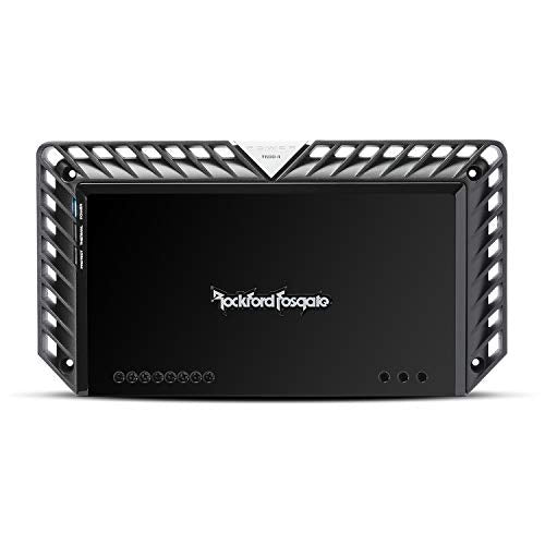 Rockford Fosgate Power T600-4 600-Watt 4-Channel Amplifier | Class A/B, Ideal for a 4-way Full Range System or Component Speakers on the Front with Subs on the Rear