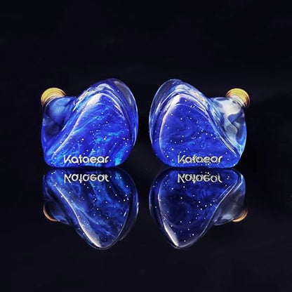 in Ear Monitor Headphones for Musician, 10mm Berryllium Diaphram Dynamic Driver Wired Earbuds with Detachable OFC Silver-Plated Cable for Audiophile DJ Studio Gaming (3.5mm, Blue) - style: 3.5mm