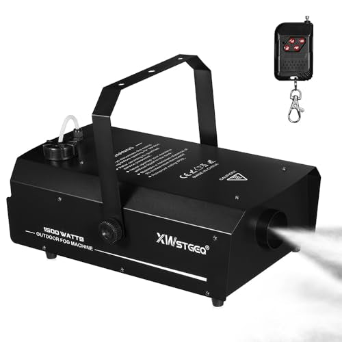 XWSTGEQ 1500W Outdoor Fog Machine DMX Timer Wireless Remote LCD Display - color: XF-11/1500