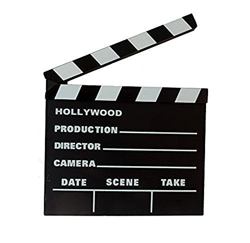 Rhode Island Novelty 7 Inch x 8 Inch Hollywood Movie Clapboard, One Per Order - size: 1 Count (Pack of 1)