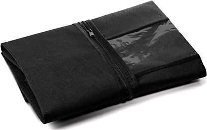 Handy Laundry Garment Bags for Hanging Clothes – Set of 2 Fabric Dress Bags, 24 x 54 Inches, Zippered Suit & Gown Storage Covers for Travel & Closet Organization - size: 24" x 54", style: Fabric