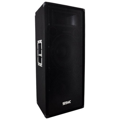 Seismic Audio FL-122P-Single Dual Premium 12-Inch PA/DJ Speaker Cabinet with Titanium Horn 700-Watts RMS per Cabinet - size: Single
