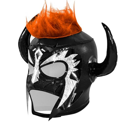 Artisans Bazaar Mexican Custume Wear Masks Luchador Mexicano Wrestling Masks Foamy Material for Men & Women Lucha Libre Adult - style: Psicosis Negro