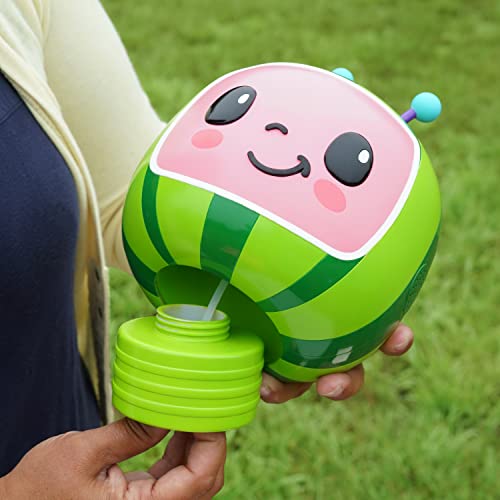 CoComelon NO Spill Musical Bubble Machine | Bubble Toy for Baby, Toddlers and Kids | Amazon Toys Exclusive with 20oz of Extra Bubble Solution (Bubble Solution Bottle Colors Will Vary) - style: Cocomelon