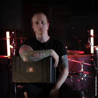 SE ELECTRONICS V Pack Venue Standard Drum Mic Kit for Toms, Snares & Bass Drums - Includes 1 V Kick, 2 V Beats, 2 V Clamps, 1 V7 X Instrument Microphone & More - color: V Pack Venue Standard