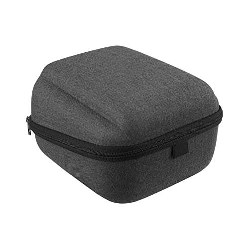 GEEKRIA for Creators Microphone Case Compatible with Razer Seiren X, Seiren Emote Hard Shell Mic Carrying Case, Travel Protective Bag with Cable Storage (Grey)