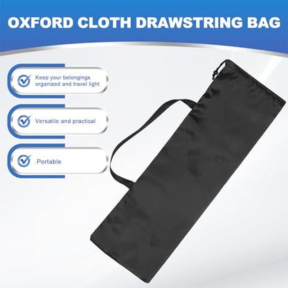 PATIKIL 26 x 9 Inch Tripod Carrying Case, 2 Pack Camera Tripod Carrying Bags Oxford Cloth Padded Bag for Camera Gear Mic Light Stand Sheet Music Photography Accessories, Black - size: 26 x 9 Inch