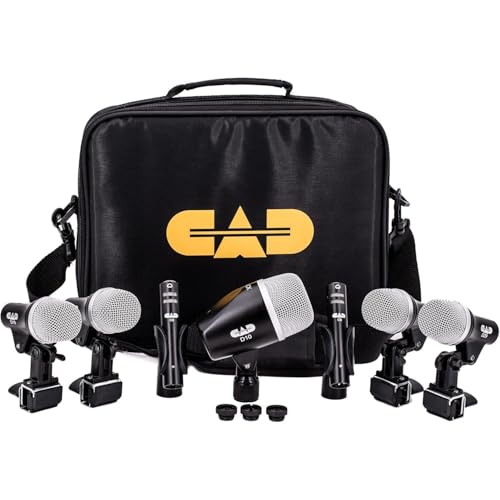 CAD Audio STAGE7 7‑Piece Drum Microphone Pack with Case