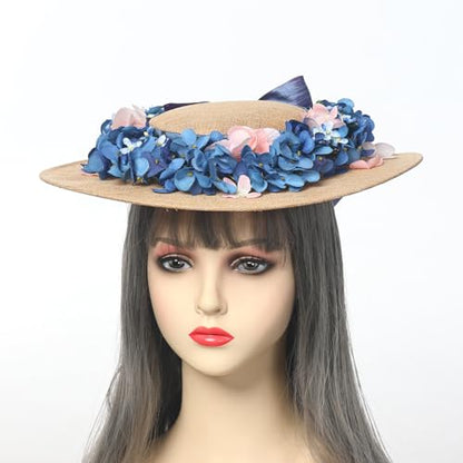COSDREAMER Victorian Hat Girls Women Tea Party Sun Hat Small - color: E