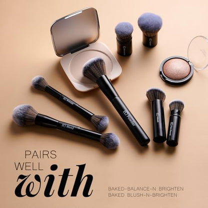 Professional Makeup Brushes BS-MALL With Travel Case - Kabuki Brush Eyeshadow Brush, Concealer Brush, Blush Brush Bronzer & Foundation Brush 20 Pcs, Labeled Daily Use & Versatile Occasions Gift Box - color: Black