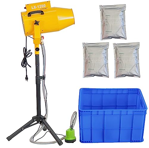 LANGXUN 2026 Upgrade Foam Machine for Party, 1200W High Power Foam Maker Cannon Bubble Machine, Outdoor Summer Pool Party Water Toys for Birthdays Hoilday Celebrations and Backyard Events - color: Yellow