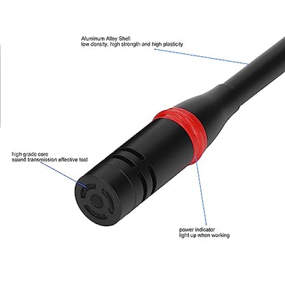 17.7 Inch Gooseneck Microphone with Noise Reduction for Meeting Rooms Conference (Aluminum Alloy Podium Microphone with Noise Reduction for Meeting Rooms Multipurpose)