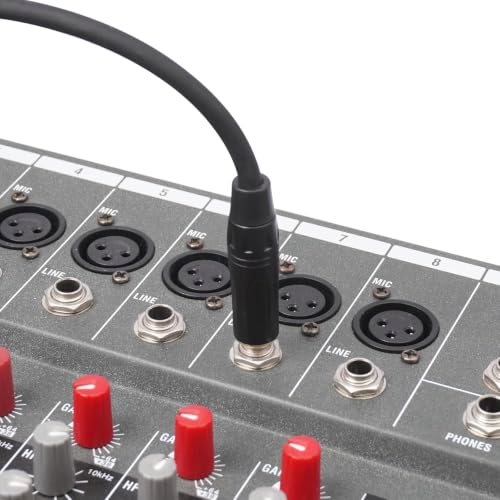 2 Pack XLR Male to 1/4" TRS Stereo Adapter ,10ft Balanced for Microphones - color: XLR Male to 6.35, size: 10 ft - 2 Pack