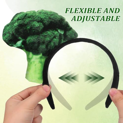 FOMIYES Hair Accessories Vegetable Headband Hair Bands Tie Tiara Vegetables Head Band Cute Headbands Cosplay Spa s Adult Accessories Broccoli Women's Fabric