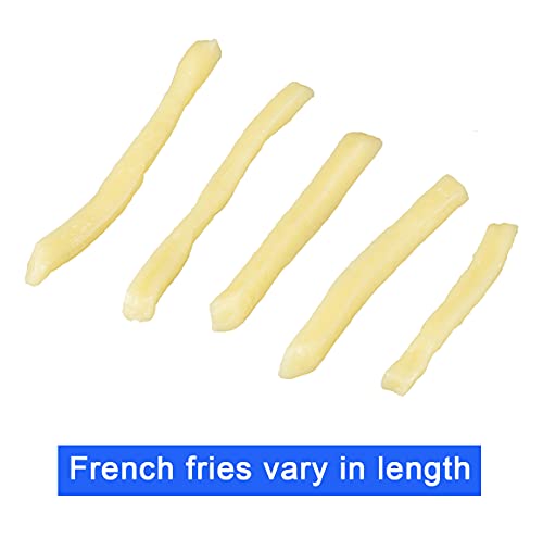 15pcs Fake French Fries, Realistic Fake Fast Food, Simulation Artificial Fake Cooking Play Food Model, Kitchen Toy Decoration, Restaurant Display Party Tricky Props