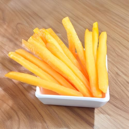 Realistic Fake French Fries (10-Pack) - Faux Food Props for Dollhouse Miniatures, Photography, Crafts, and Displays