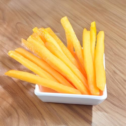 Realistic Fake French Fries (10-Pack) - Faux Food Props for Dollhouse Miniatures, Photography, Crafts, and Displays
