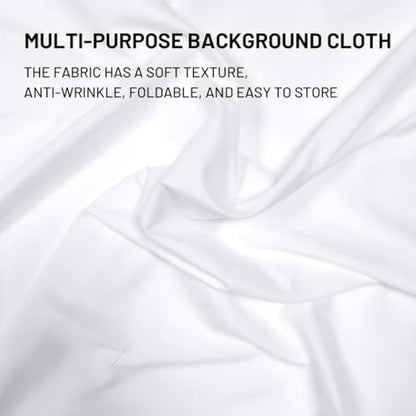 White Backdrop Background 10 X 7 FT Large Photography Backdrop Photo Photoshoot Background Screen for Photography Photo Booth Backdrops Parties Curtain - color: White, size: 10*7