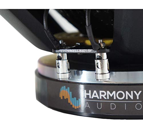 Harmony Audio 1600W 18" Woofer 16 Ohm Pro PA Replacement Subwoofer Speaker | 1600 watt 18 inch high impedance bass driver for DJ cabinets and live sound rigs, revives blown bins, heavy-duty magnet motor - size: 16 Ohm, style: Single Pack