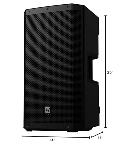 Electro-Voice ZLX-12-G2 1,000-watt 12-inch Passive Speaker | 1000W 2-way passive loudspeaker with SST waveguide and 4-channel mixer for musicians, DJs and stage monitoring - style: ZLX-12-G2
