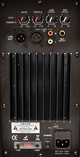 Harmony Audio 10" Powered PA Speaker with Wall Mount 400W Active DJ