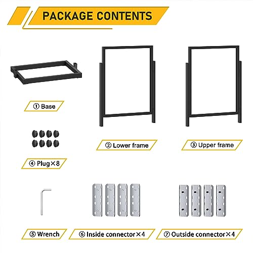 Sign Holder Floor Stand, Heavy Duty Pedestal Poster Banner Stand for Display, Metal Floor Standing Display - Double Sided Poster Stand 22" x 28" for Business, Office, Trade Show, Mall Advertising