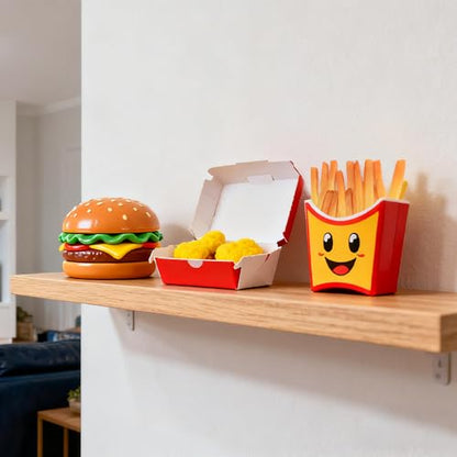 Fake French Fries Strip Shape Simulation Artificial Food Play Food Model Kitchen Decoration 15 pcs