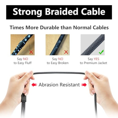 HUELAU 2Pack XLR Female to Dual XLR Male Y Splitter Cable, 1 Female to 2 Male Y Cable for Micphone Mixer Amplifier- 3.3Feet - color: XLR 1 Female to 2 Male, size: 3.3Ft*2Pack