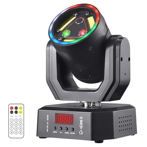 High Brightness RG Stage Light, 2pcs R+G lamp DMX 12CH Sound Active DJ Light, Strobe Flash Disco Light for Party Club KTV - color: RG
