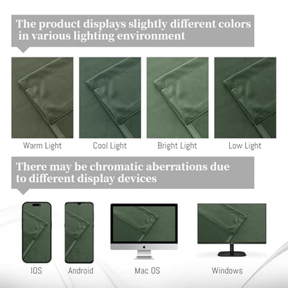 Yakamok Sage Green Room Darkening Velvet Curtains 84 Inch Living Room | Luxury soft velvet, 2 panels 52x84 inch,bedroom study, window drapes rod pocket,light blocking,Thermal Insulated - color: Sage Green, size: 52"W x 84"L (Pack of 2)