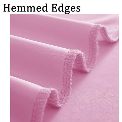 10ft x 8ft Wrinkle Free Pink Backdrop Curtain Drapes, Thick Polyester Baby Pink Backdrop for Girls Birthday Wedding Party Background Baby Shower - color: Pink, size: 10ftx8ft