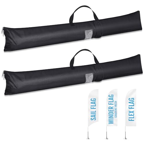 Aliceset 1 Pcs Flag Carrying Case Storage Bag for Feather Cloth Banner