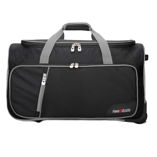 Dance Bag With Garment Rack,23inch Dance Competition Garment Bags with Clothes rack,Suitcase,Rolling duffle For Travel, Wheeled Drop-Bottom Upright Luggage Closet Suitcase (Grey - color: 23inc-Grey D