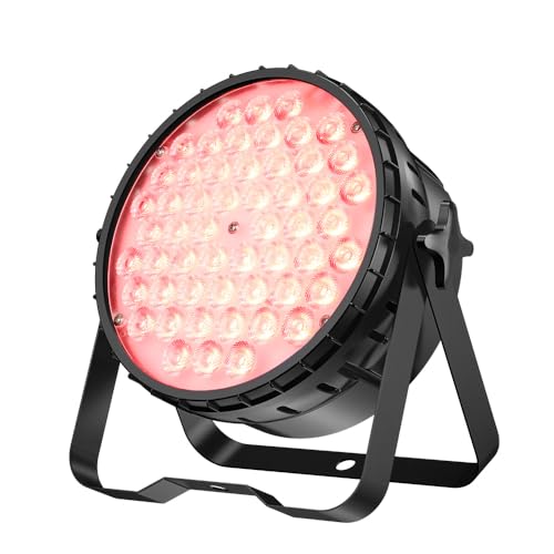 Betopper 54 * 4W LED Stage Light,4 in 1 RGBW High CRI DJ Par Lights-1 Pack | 54 * 4W CRI>90 RGBW LEDs, Auto/Sound/DMX512/Master-Slave, LPC010N PAR Light For Parties, Concerts, Theatrical, Uplighting - size: LPC010N
