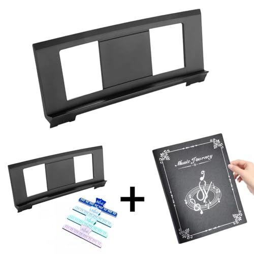 Music Stand For Sheet Music. Compatible with Yamaha PSR/YPT/KB/P/DGX Series Keyboard Music Score Stand, Keyboard Sheet Music Stand with 4 Music Book Clip 1 Sheet Music Folder | 4 Music Book Clip 1 Sheet Music Folder