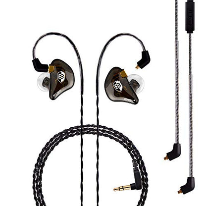 BASN Bsinger Pro in Ear Monitor,Dual Drivers IEM Earphones for Musicians - color: Brown