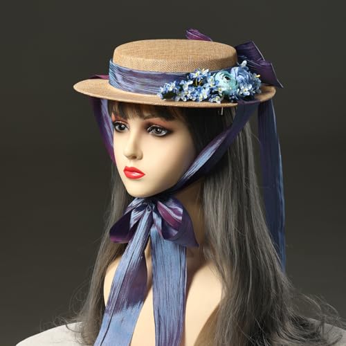 COSDREAMER Victorian Hat Girls Women Tea Party Sun Hat Small - color: C