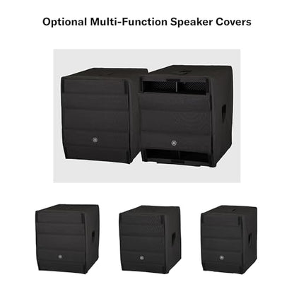 Yamaha DXS15MKIII, 15" 1500W Powered Subwoofer with Bluetooth, Mobile Control Application and Flexible Color LCD Screen, Wood Finish - size: DXS15
