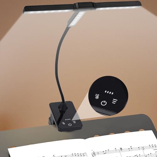 Music Stand Light Clip On: Rechargeable Type-C Touch Folding Piano Lights