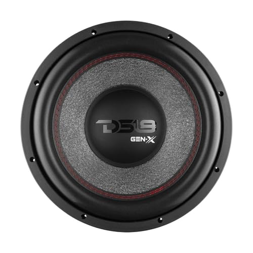 DS18 GEN-X154D Subwoofer in Black - 4 Layer Black Aluminum Voice Coil, 15", 1,100W Max Power, 500W RMS, Dual 4 Ohms, DVC - Powerful Car Audio Bass Speaker (1 Speaker) - style: 15-Inch