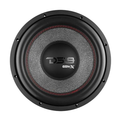 DS18 GEN-X154D Subwoofer in Black - 4 Layer Black Aluminum Voice Coil, 15", 1,100W Max Power, 500W RMS, Dual 4 Ohms, DVC - Powerful Car Audio Bass Speaker (1 Speaker) - style: 15-Inch