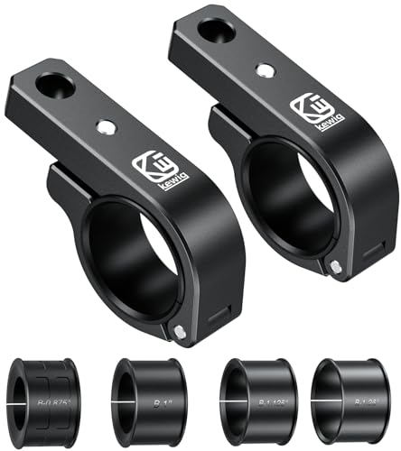 BRCOVAN 2PCS, Metal Light Bar Mounts, Off-Road LED Light Mounting Bracket | Fit for Round Rails 0.75" / 0.875'' / 1" / 1.125'' /1.26" / 1.375'' in Diameter, for Motorcycle ATV UTV Boat Truck