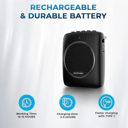 Ultra Portable Voice Amplifier Microphone and Speaker Set S309