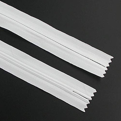 Leekayer 20PCS Invisible Nylon Coil Zipper,Clothing Zipper,DIY Sewing Tool | Leekayer 20PCS Invisible Nylon Coil Zipper,Clothing Zipper,DIY Sewing Tools for Craft Special(24 inch,White) - color: White, size: 24inch-20PCS