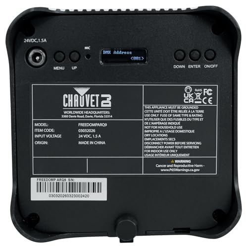 Audiosavings Bundle: (2) Chauvet DJ Freedom Par Q9 RGBA LED Wireless DMX Battery Par Can Wash Up-Light