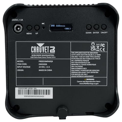 Audiosavings Bundle: (2) Chauvet DJ Freedom Par Q9 RGBA LED Wireless DMX Battery Par Can Wash Up-Light