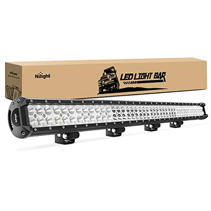 Nilight 39Inch 252W Led Light Bar Spot Flood Combo 24V 12V Boat Lighting Off road Driving Work Lights for Van Camper Wagon Car Pickup ATV UTV SUV Truck, 2 Years Warranty - size: 1PC 39Inch 252W LED Light